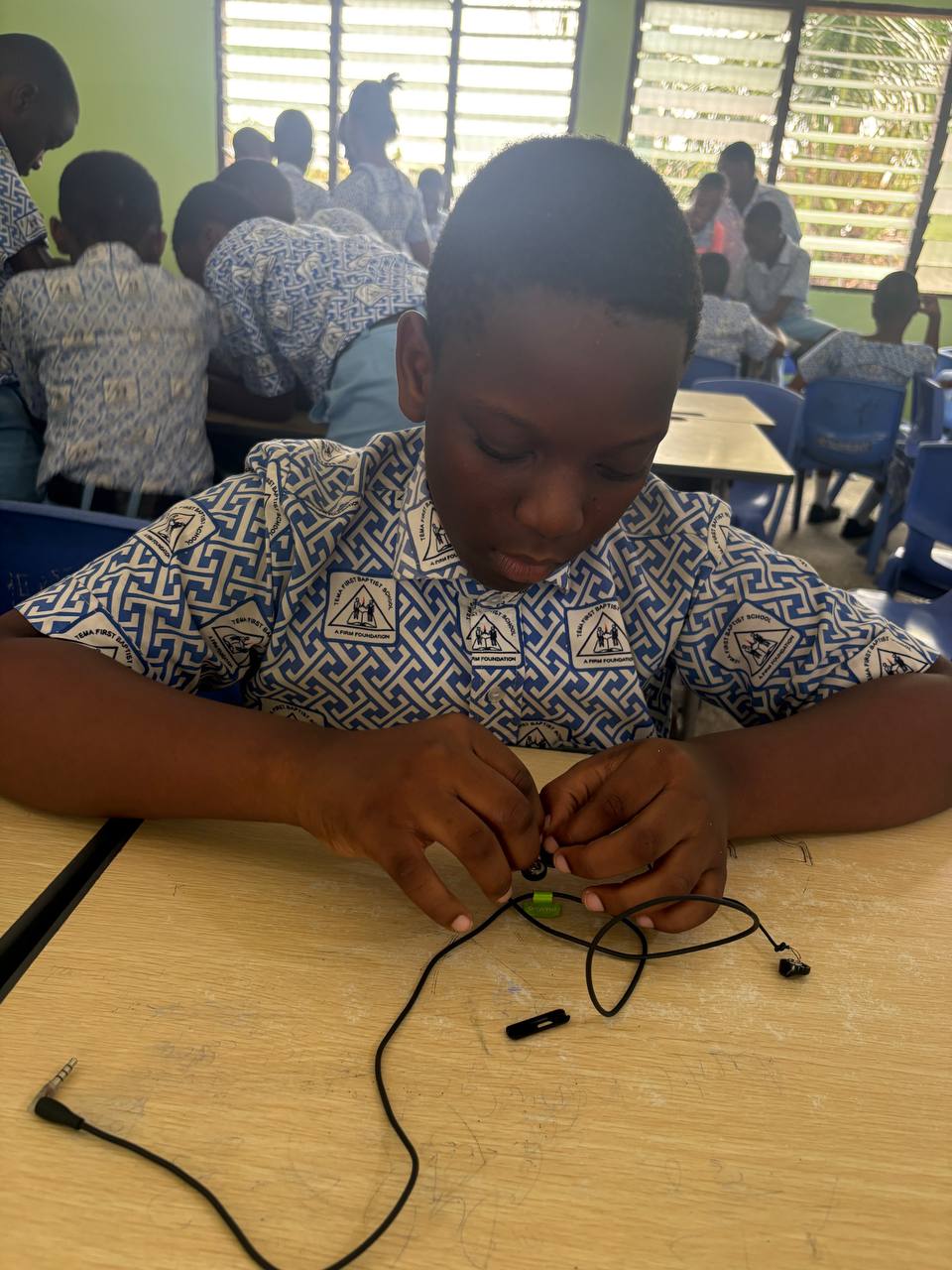 LIW student at work